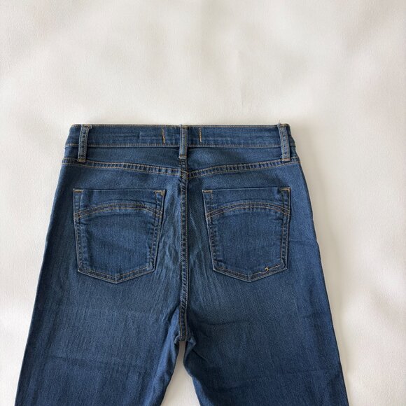 Free People Jean Womens 29 Blue Hi-Rise Slim Fit Stretch Denim Medium Wash USA - Picture 5 of 11